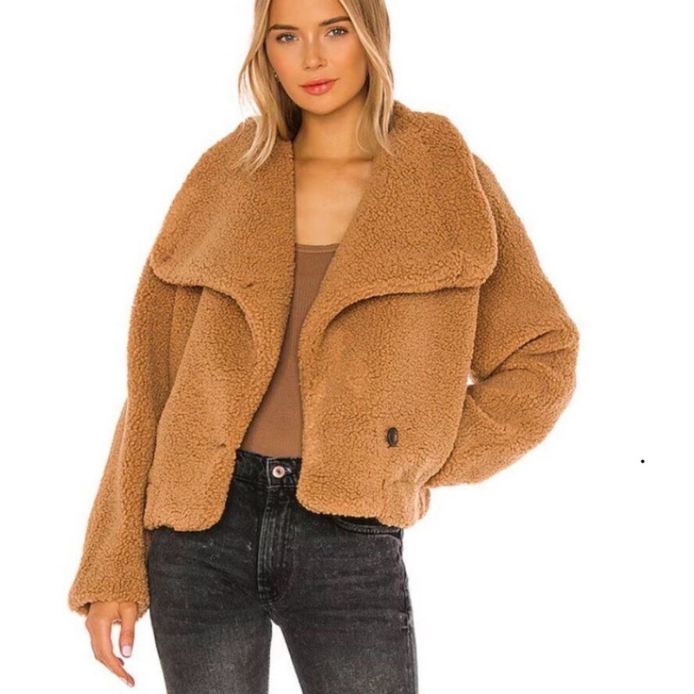 We The Free Warm Brown Teddy Jacket